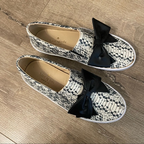 Kate Spade leather bow slides - Picture 3 of 6